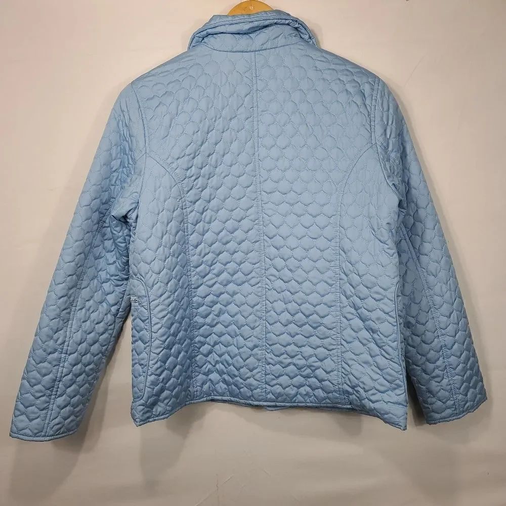 MARCELLE RENEE ACTIVE Baby Blue Puffer Jacket - Picture 5 of 10